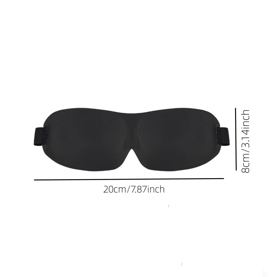 3D Contoured Sleep Mask